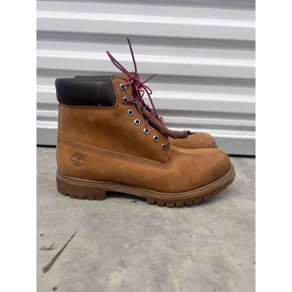 Timberland 1700494 Ankle Boots Men 13 M Brown Leather Lace Up Waterproof Outdoor